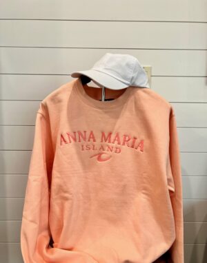 Pastel Embroidered Wave Crew