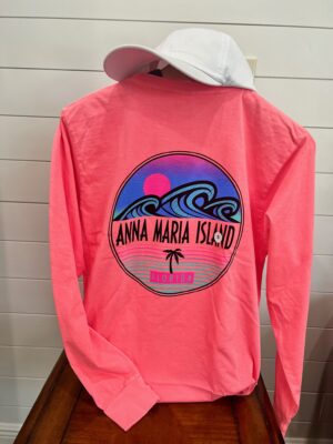 Neon Sunset Waves Long Sleeve