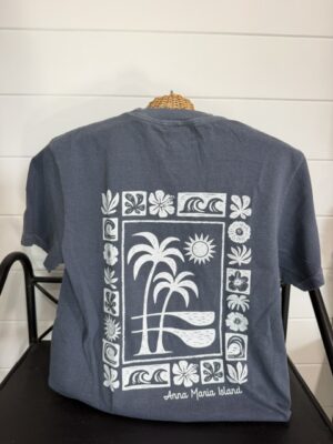 Palm Hibiscus Short Sleeve