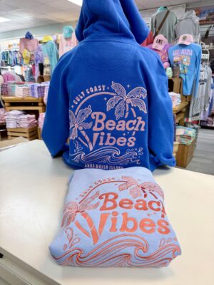 Beach Vibes Stitched Hoodie